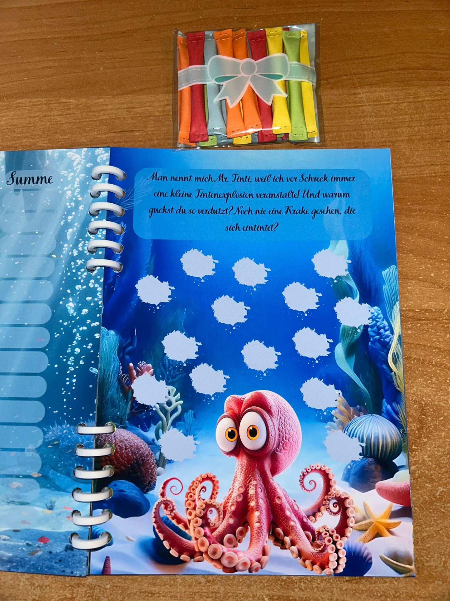 Sparbuch Unterwasserabenteuer Challenge A5 Budgeting Sparen