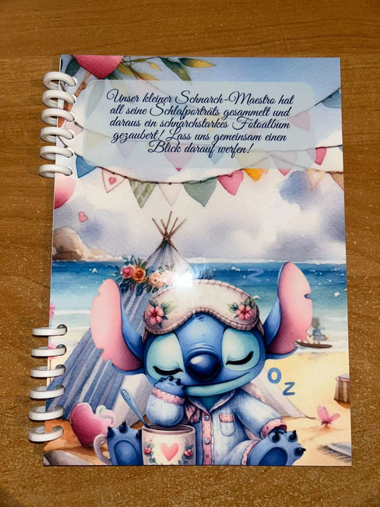 Sparbuch Blauer Alien Challenge A5 Budgeting Sparen