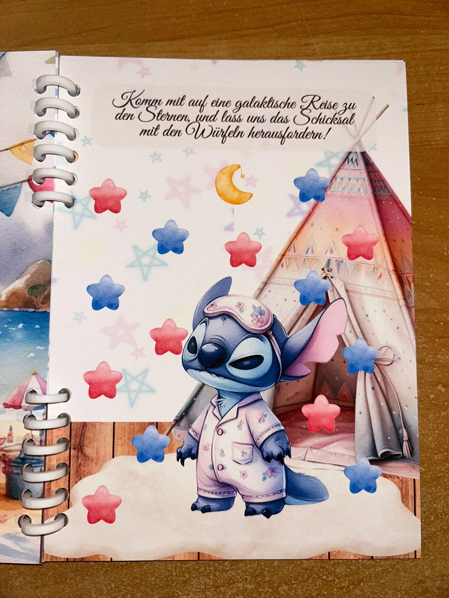 Sparbuch Blauer Alien Challenge A5 Budgeting Sparen