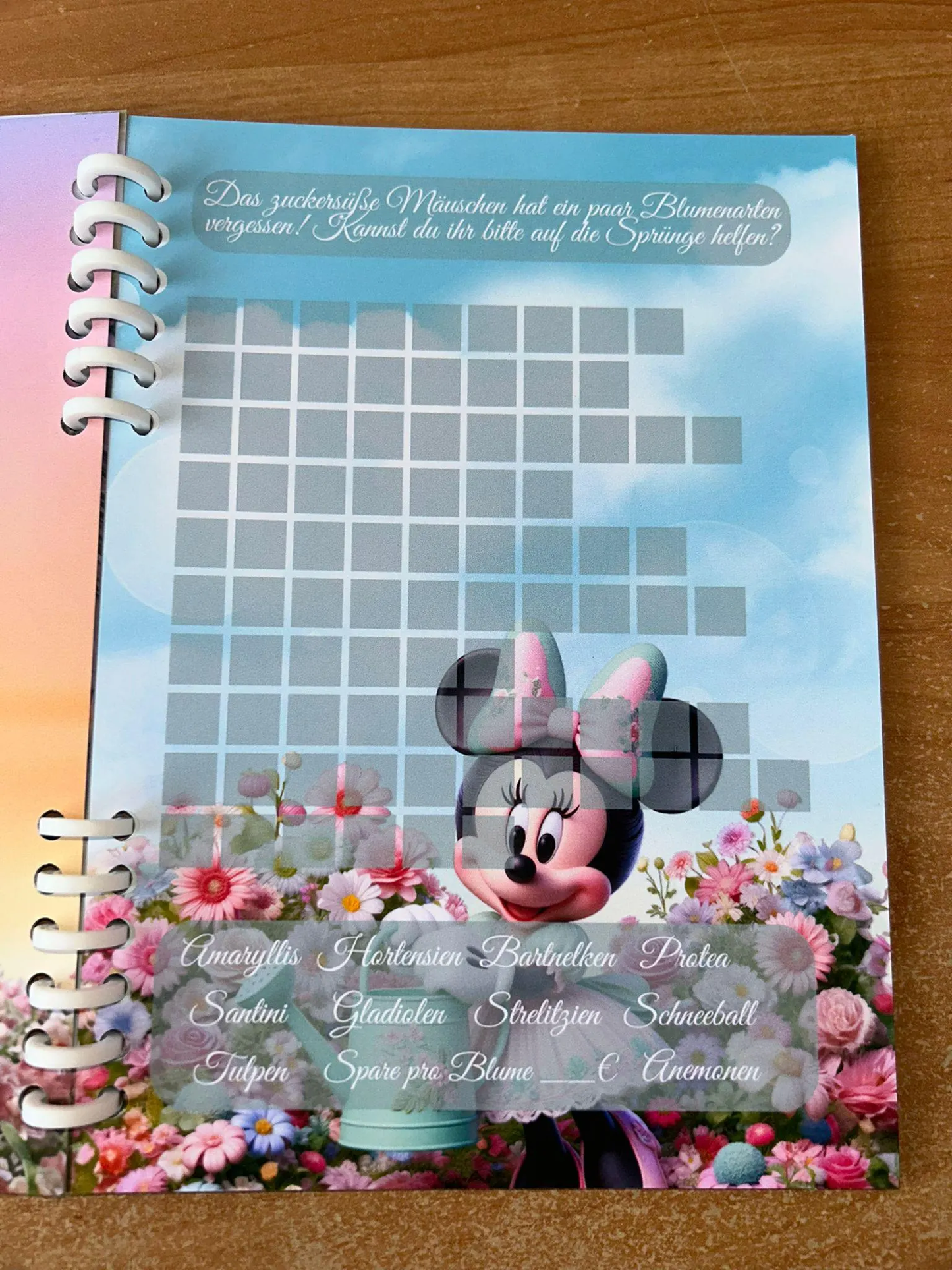 Sparbuch Der Verzauberte Garten Challenge A5 Budgeting Sparen