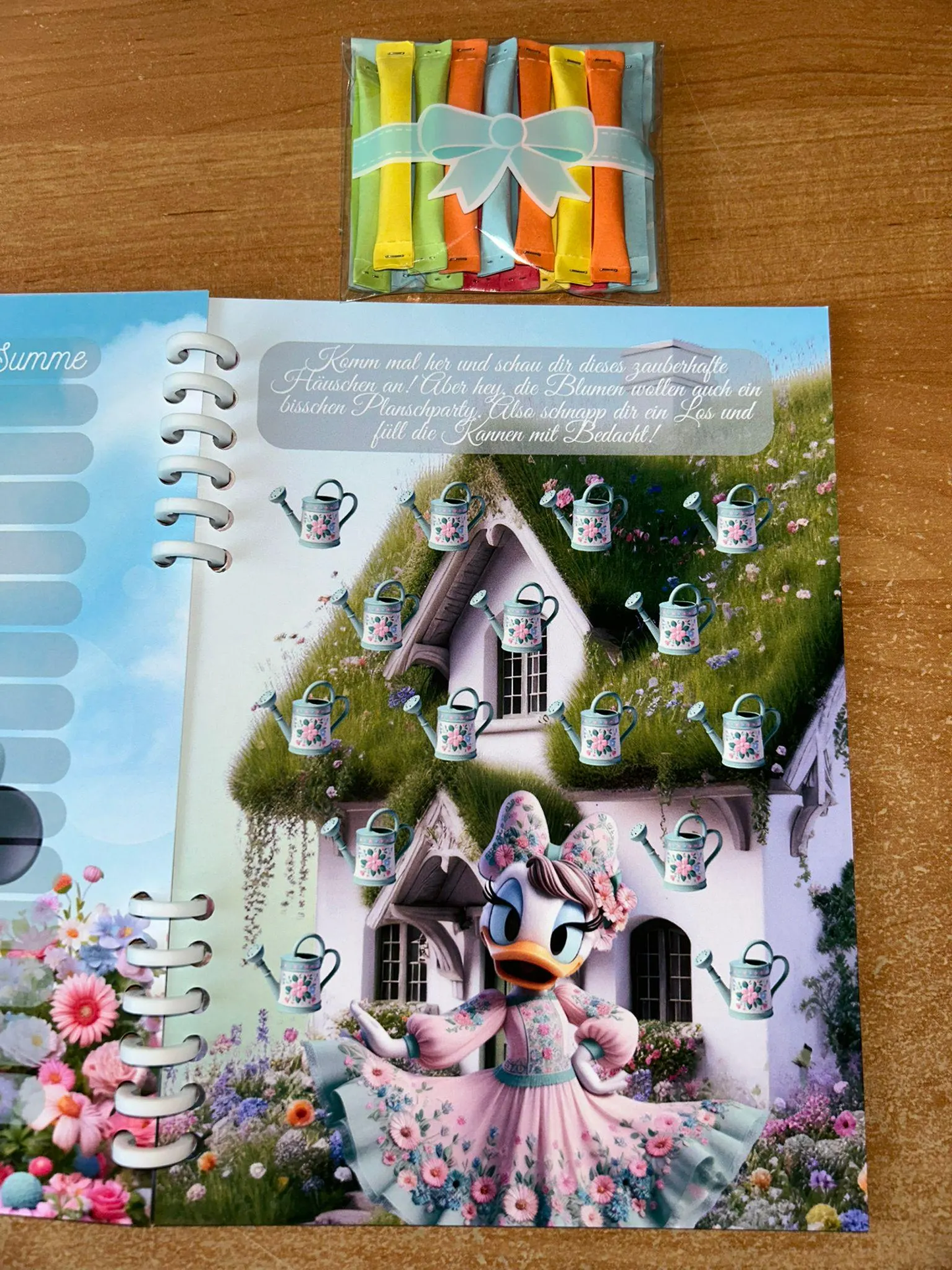 Sparbuch Der Verzauberte Garten Challenge A5 Budgeting Sparen