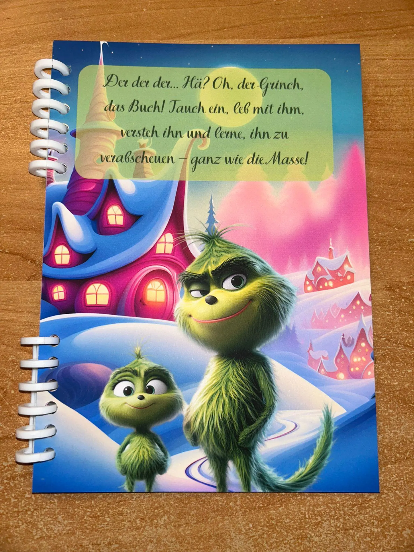 Sparbuch Der Grinch Challenge A5 Budgeting Sparen