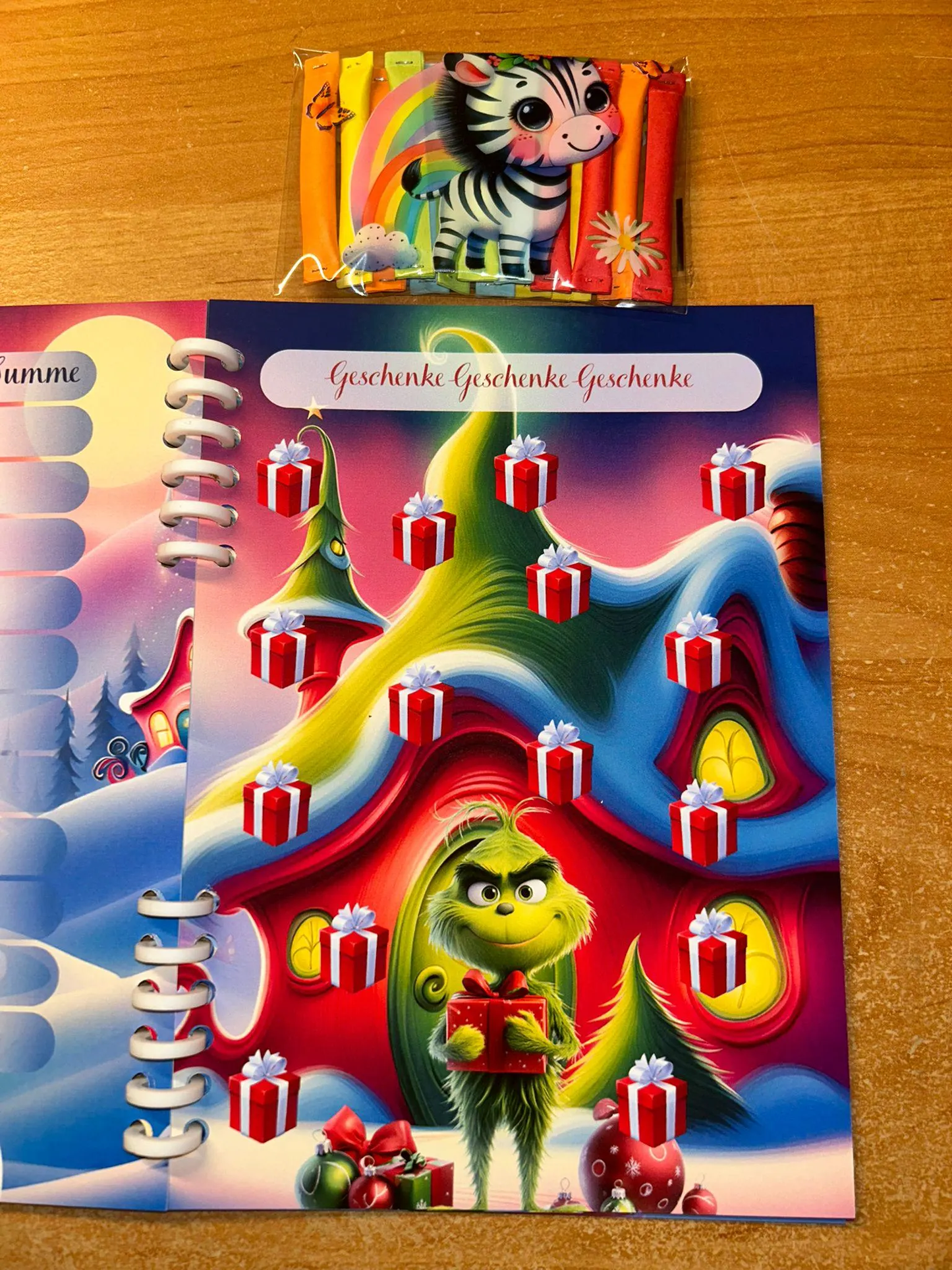 Sparbuch Der Grinch Challenge A5 Budgeting Sparen