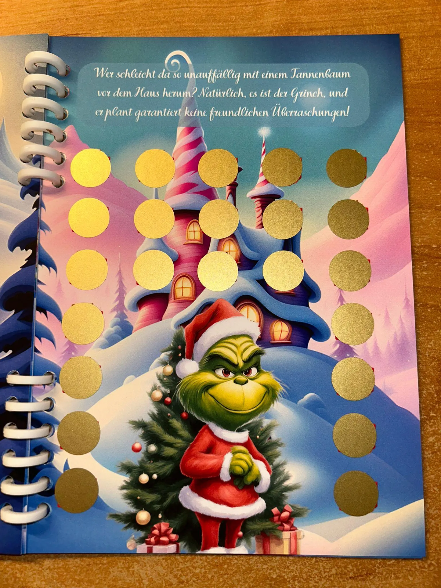 Sparbuch Der Grinch Challenge A5 Budgeting Sparen