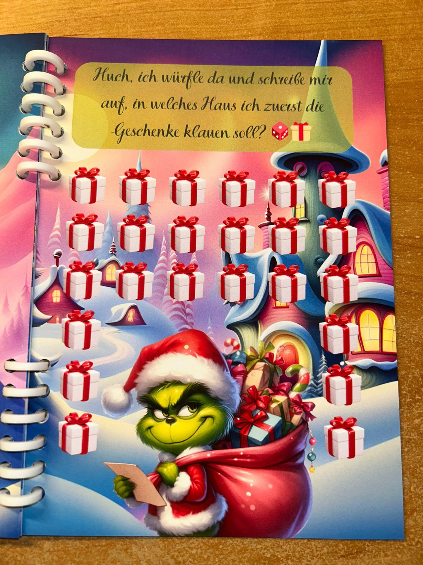 Sparbuch Der Grinch Challenge A5 Budgeting Sparen