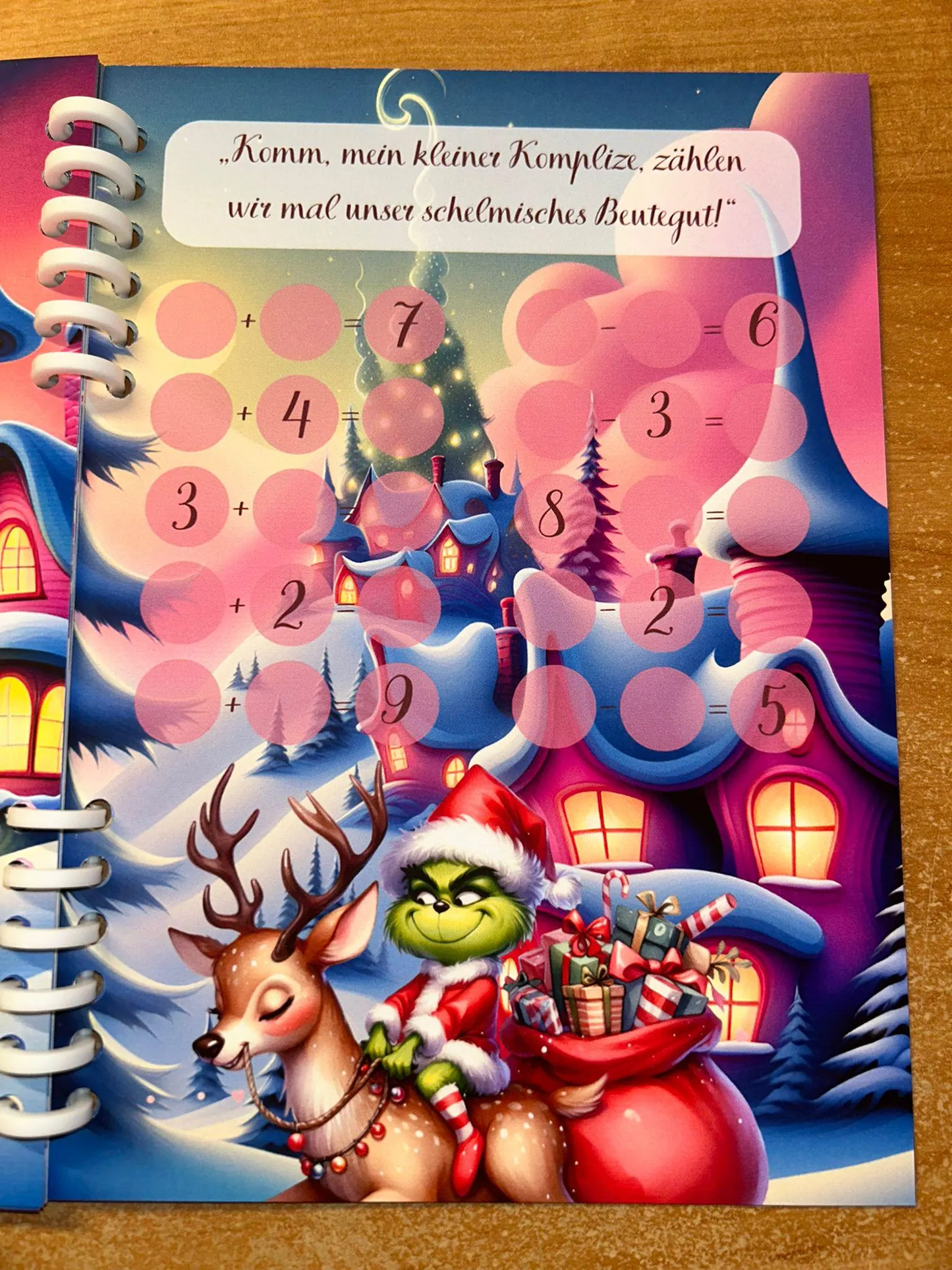 Sparbuch Der Grinch Challenge A5 Budgeting Sparen