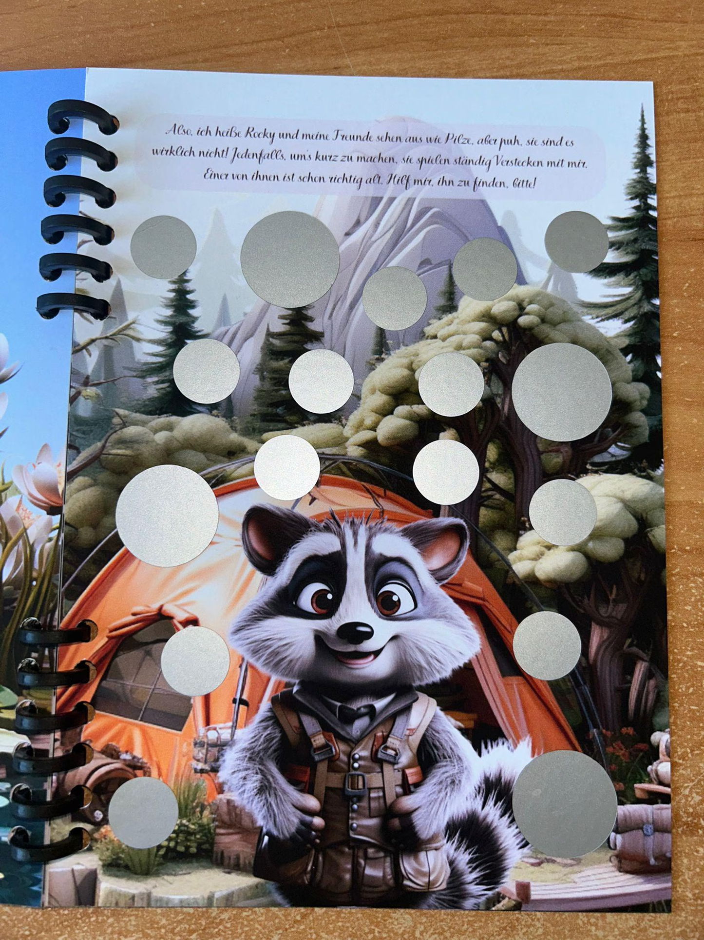 Sparbuch Die verrückten Tier des Waldes Challenge A5 Budgeting Sparen