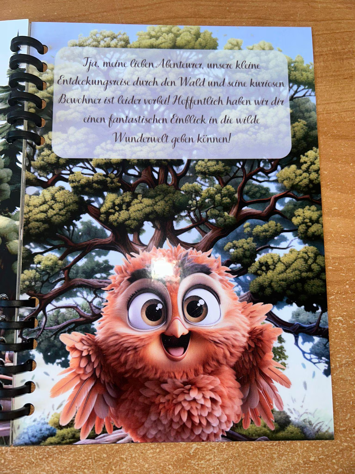 Sparbuch Die verrückten Tier des Waldes Challenge A5 Budgeting Sparen