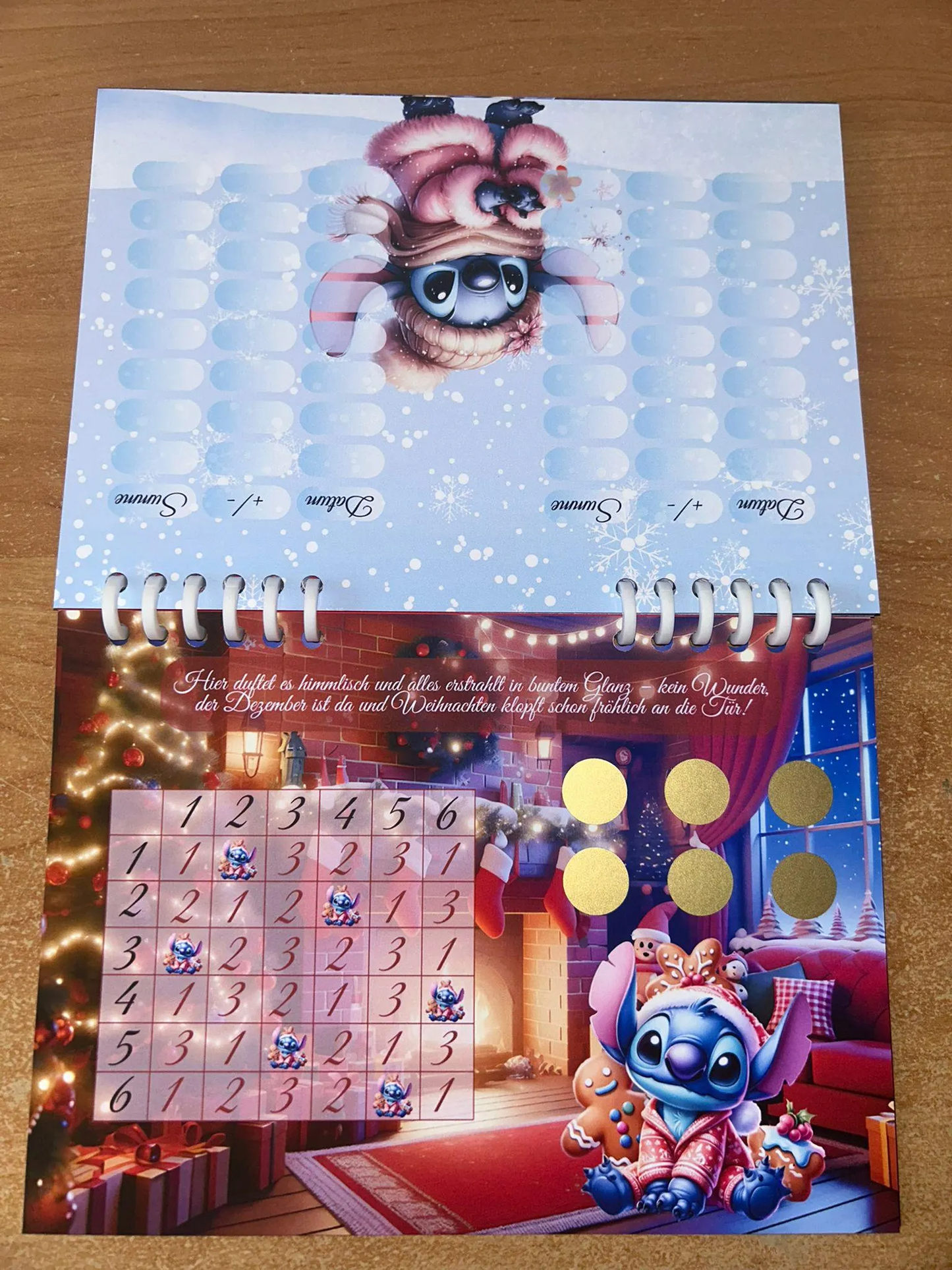 Limitierter Jahreskalender Blauer Alien Challenge A5 Budgeting Sparen