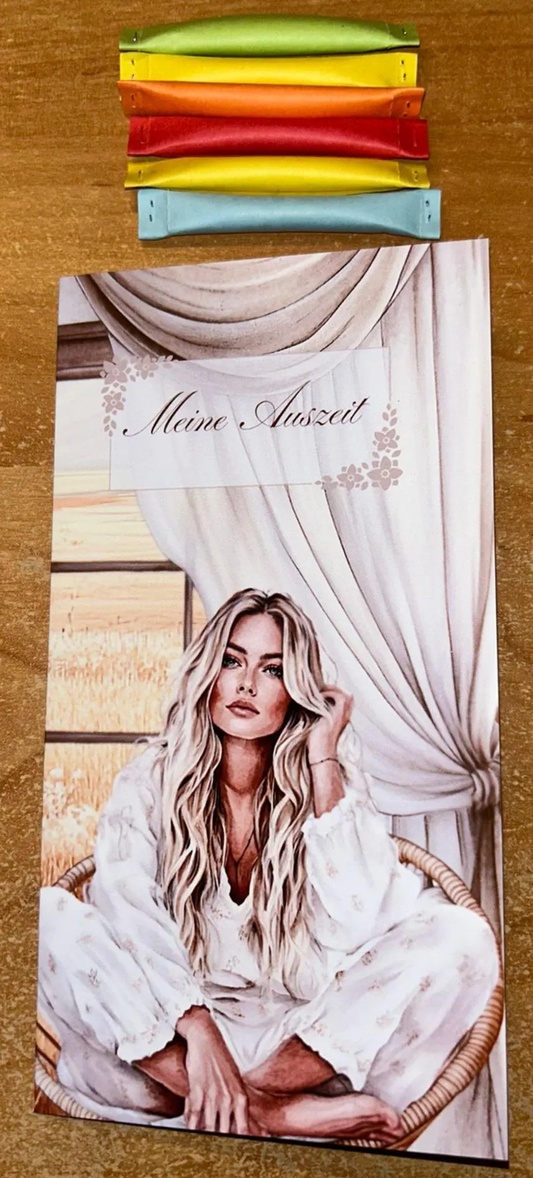 Meine Auszeit A6 Klapp Challenge Budgeting Sparen