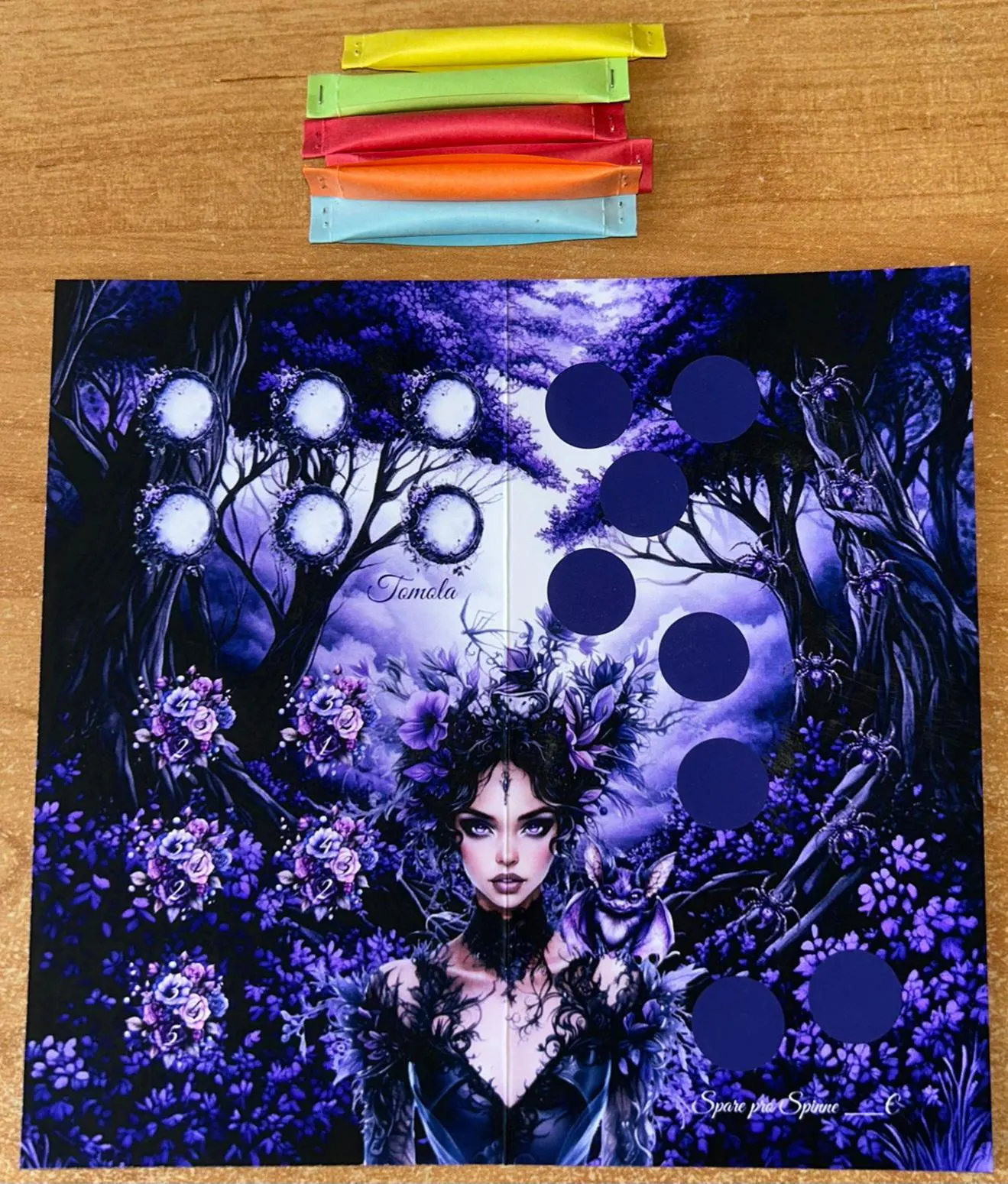 Die finstere Fee Klappkarte A6 Challenge Budgeting Sparen