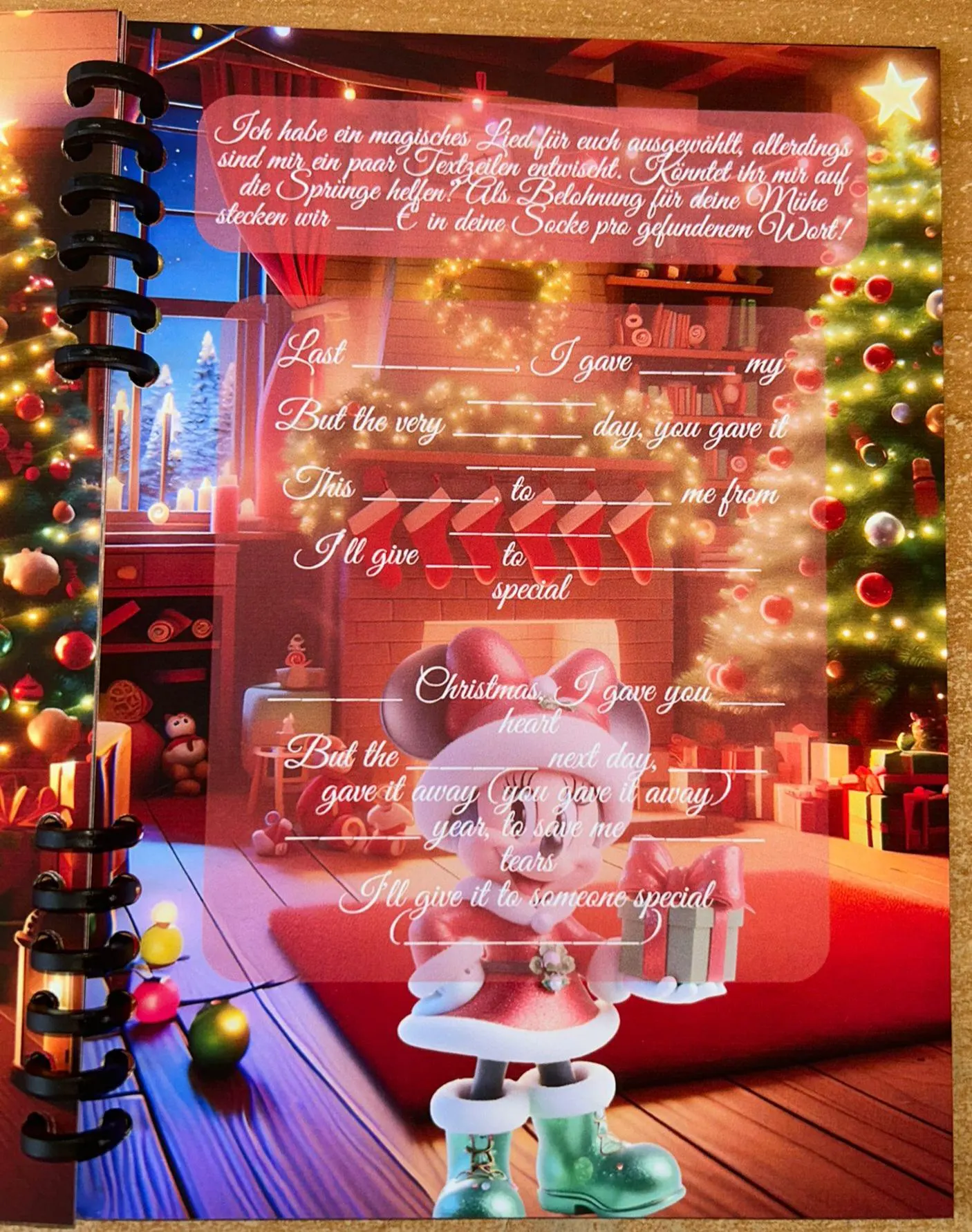 Sparbuch Weihnachten Challenge A5 Budgeting Sparen