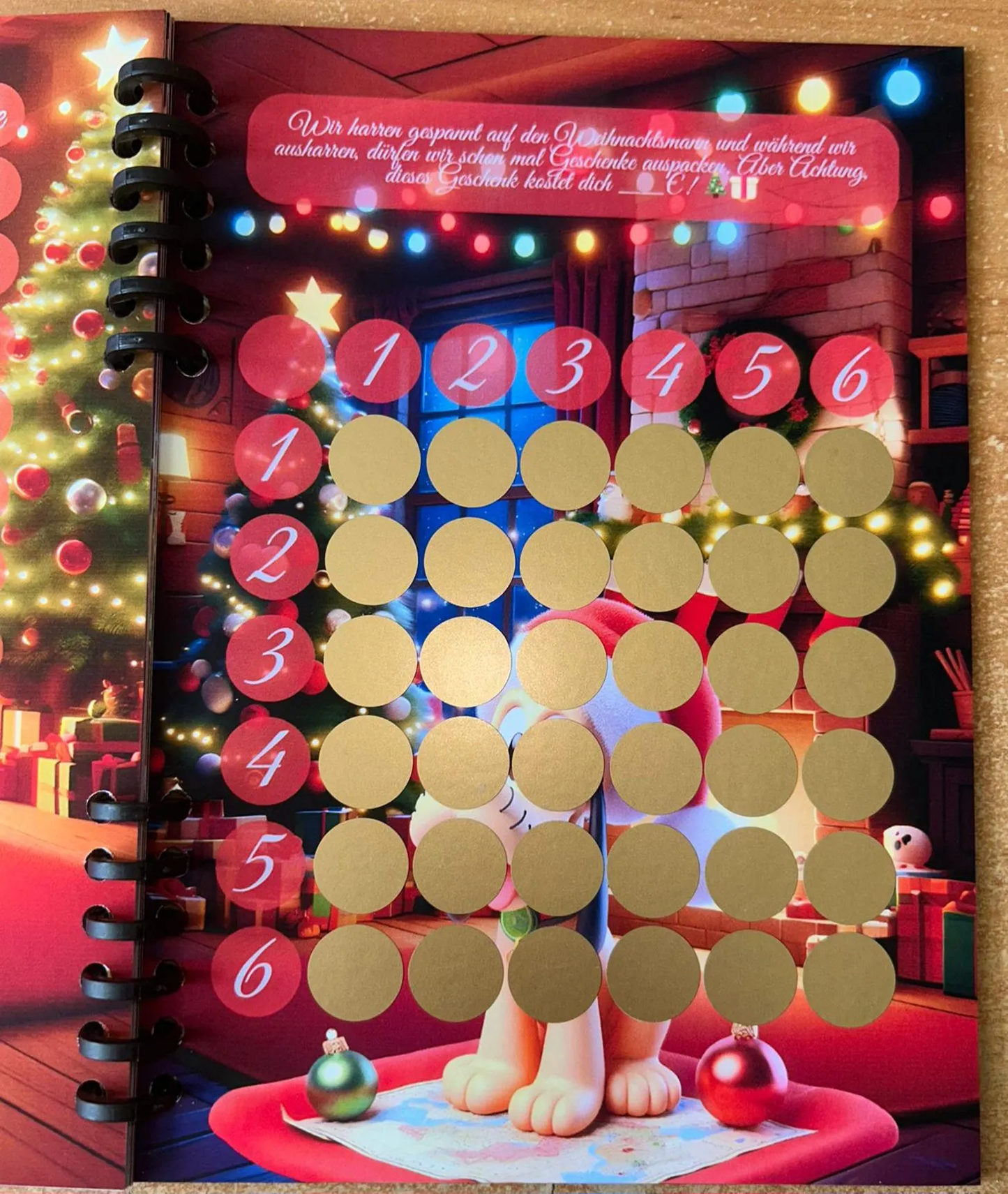 Sparbuch Weihnachten Challenge A5 Budgeting Sparen