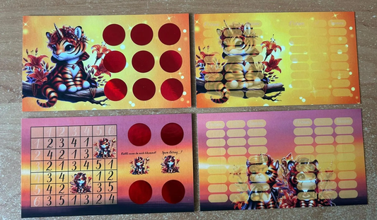 Tiger Einhorn A7 Challenge Budgeting Sparen