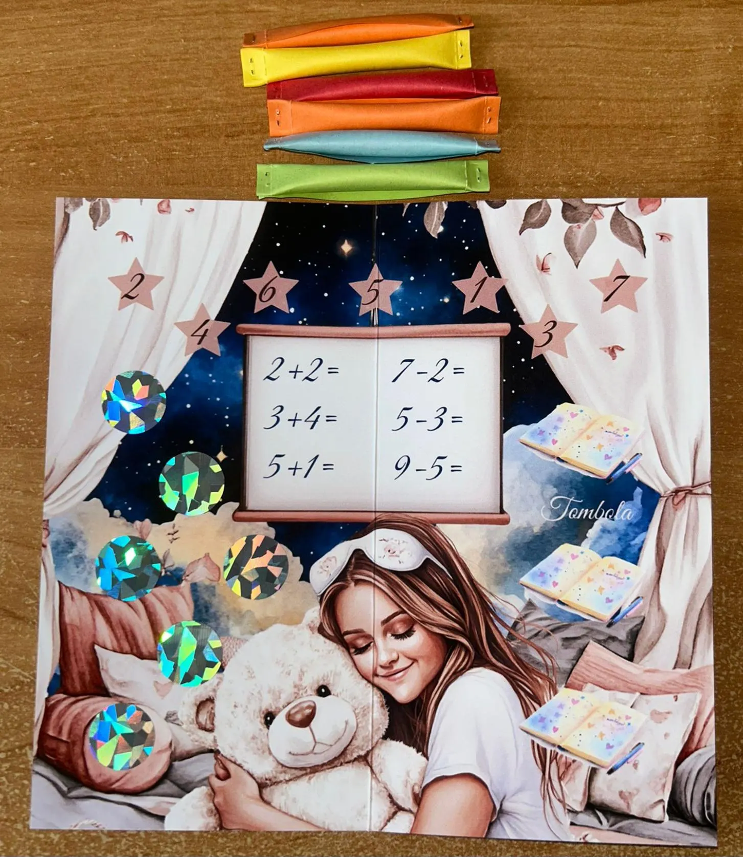 Pyjama Party Set A6 Challenge Budgeting Sparen