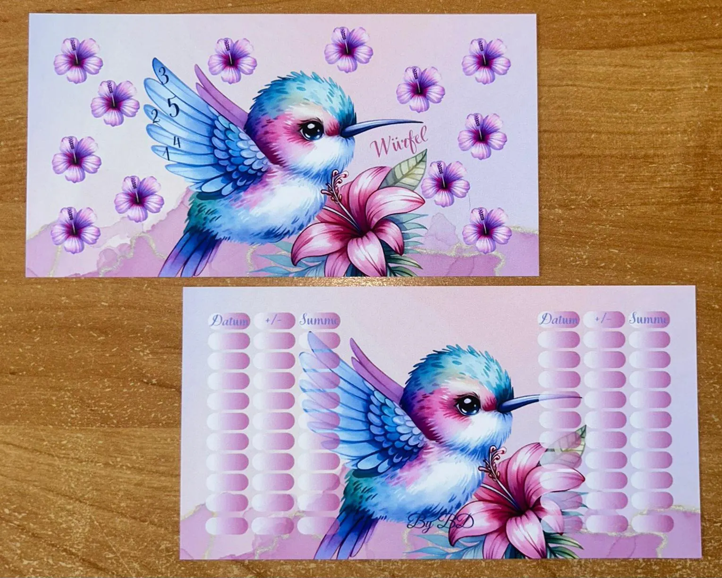 Kolibri Set A6 Challenge Budgeting Sparen