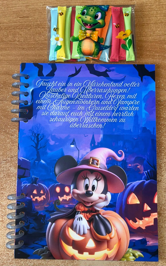 Sparbuch Schaurig Schön Challenge A5 Budgeting Sparen