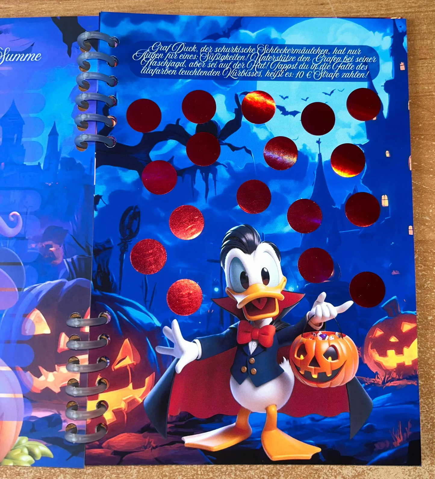 Sparbuch Schaurig Schön Challenge A5 Budgeting Sparen