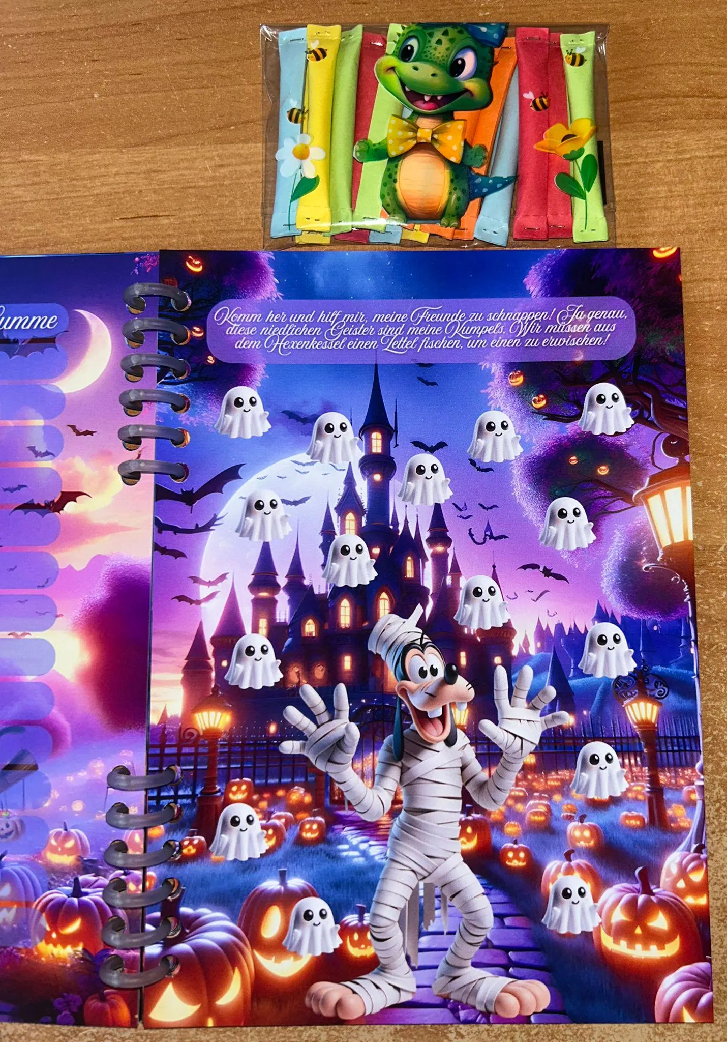 Sparbuch Schaurig Schön Challenge A5 Budgeting Sparen