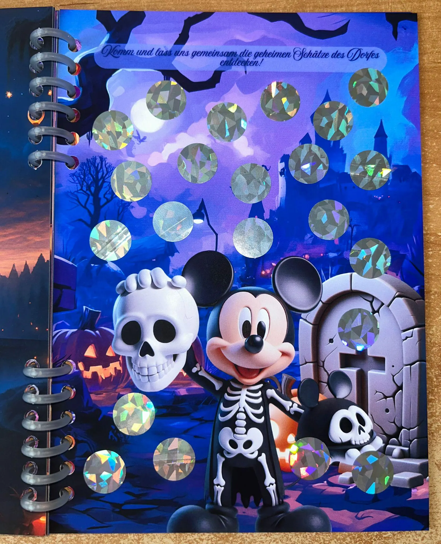 Sparbuch Schaurig Schön Challenge A5 Budgeting Sparen