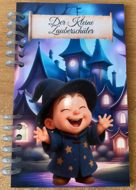 Sparbuch Der kleine Zauberschüler Challenge A6 Budgeting Sparen