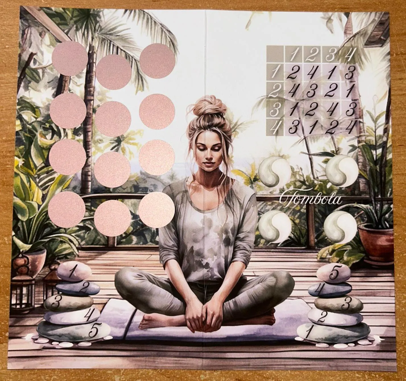 Ruhe und Entspannung Set A6 Challenge Budgeting Sparen