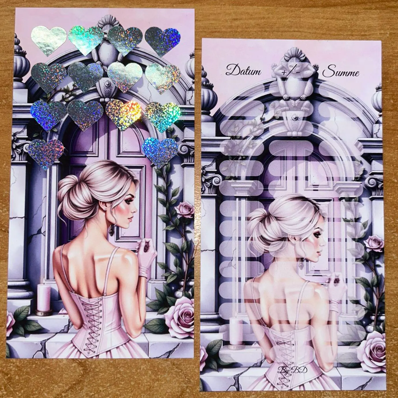 Süße Halloween Set A6 Challenge Budgeting Sparen