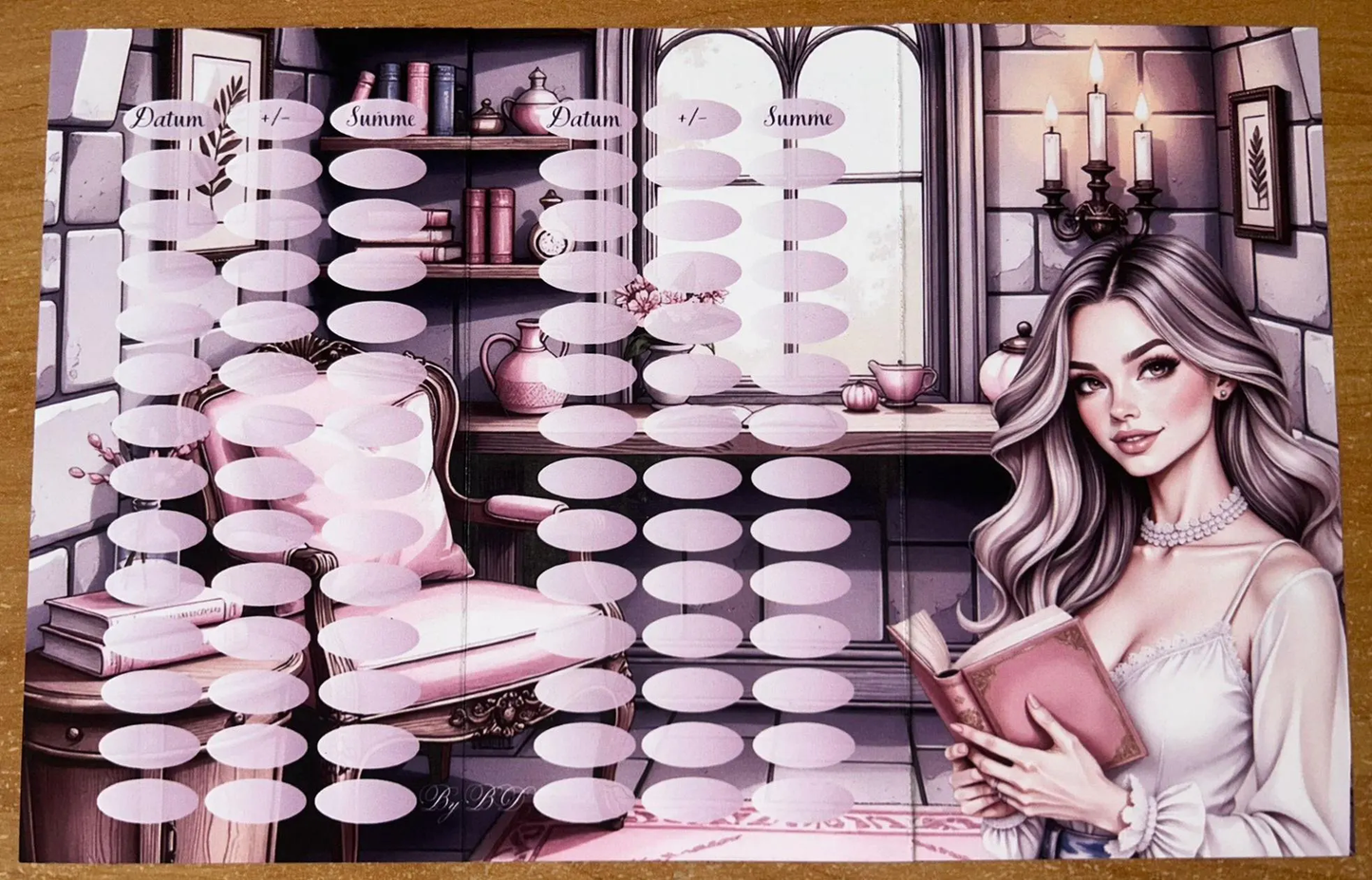 Süße Halloween Set A6 Challenge Budgeting Sparen