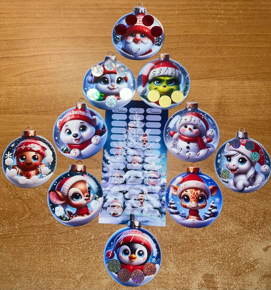 Baumkugeln Mini Challenge Budgeting Sparen