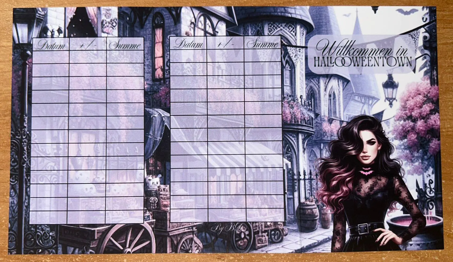 Halloweentown Set A7 Challenge Budgeting Sparen