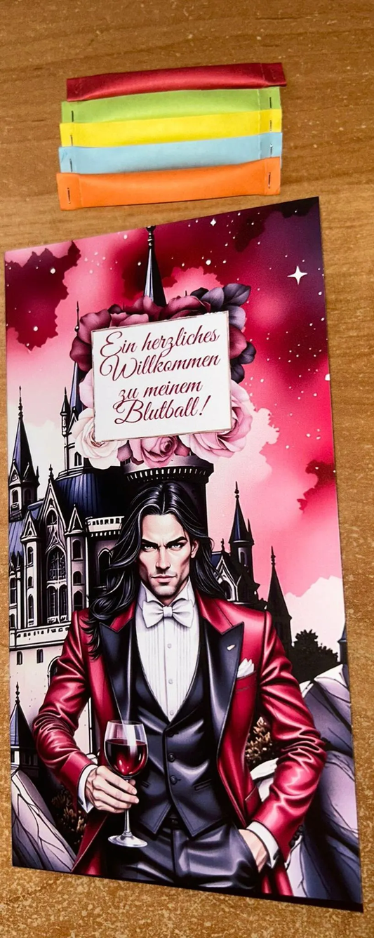 Der Graff Klappkarte A6 Challenge Budgeting Sparen