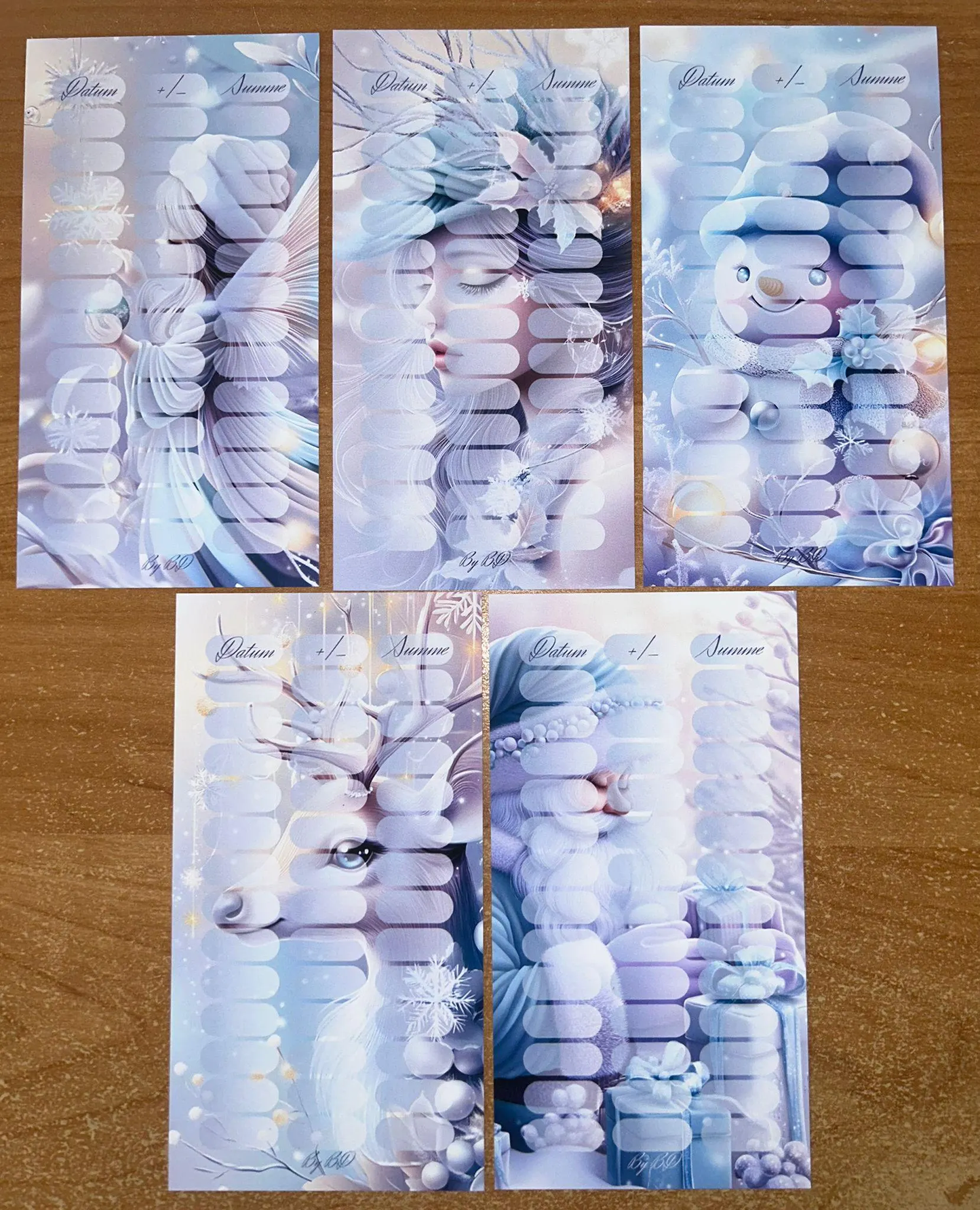 Schöne Winter A6 Challenge Budgeting Sparen