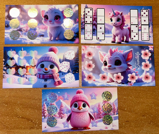 Pink Mini Challenge Budgeting Sparen