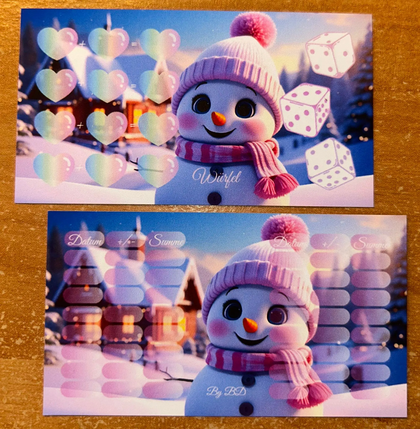 Pink Mini Challenge Budgeting Sparen