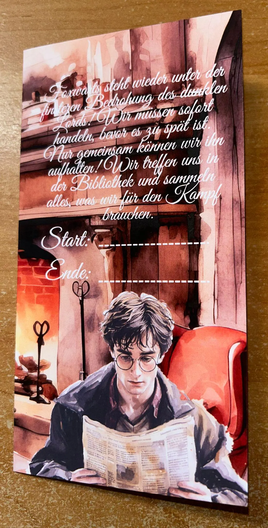 Harry Otter Team Challenge A6 Budgeting Sparen