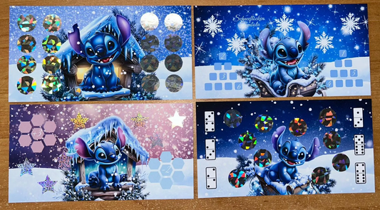 Blauer Alien Wintertraum A6 Challenge Budgeting Sparen