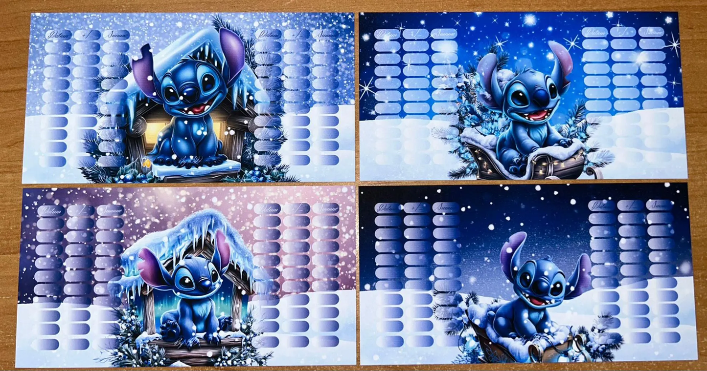 Blauer Alien Wintertraum A6 Challenge Budgeting Sparen