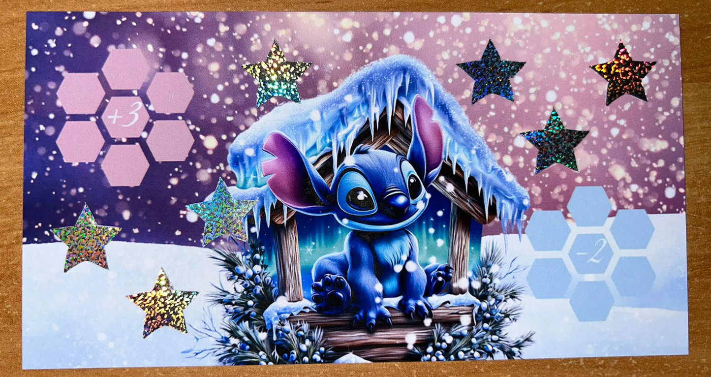 Blauer Alien Wintertraum A6 Challenge Budgeting Sparen