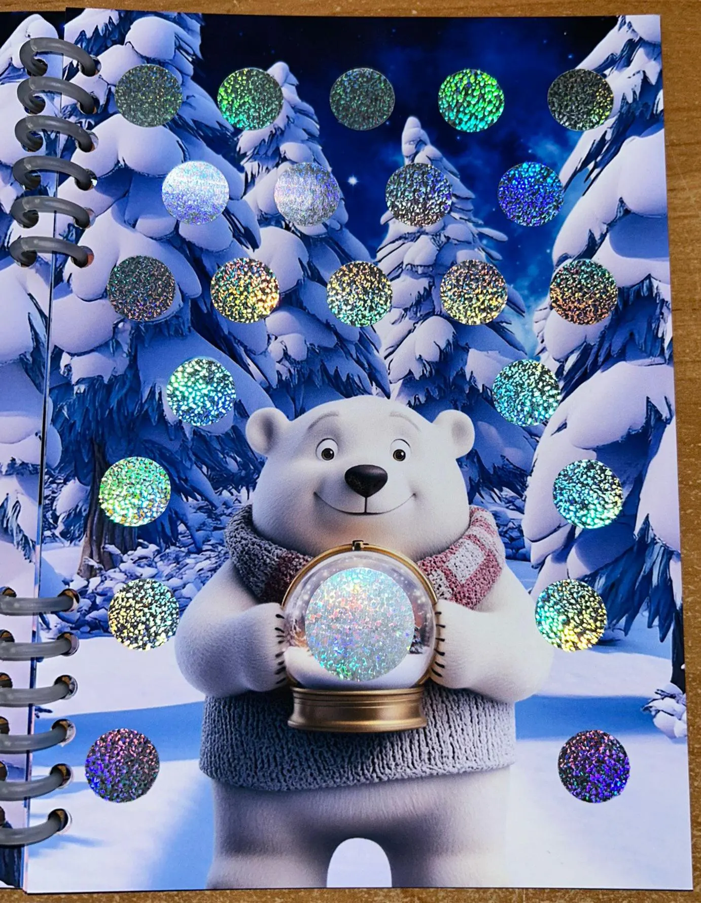 Sparbuch Wintertierband Challenge A5 Budgeting Sparen