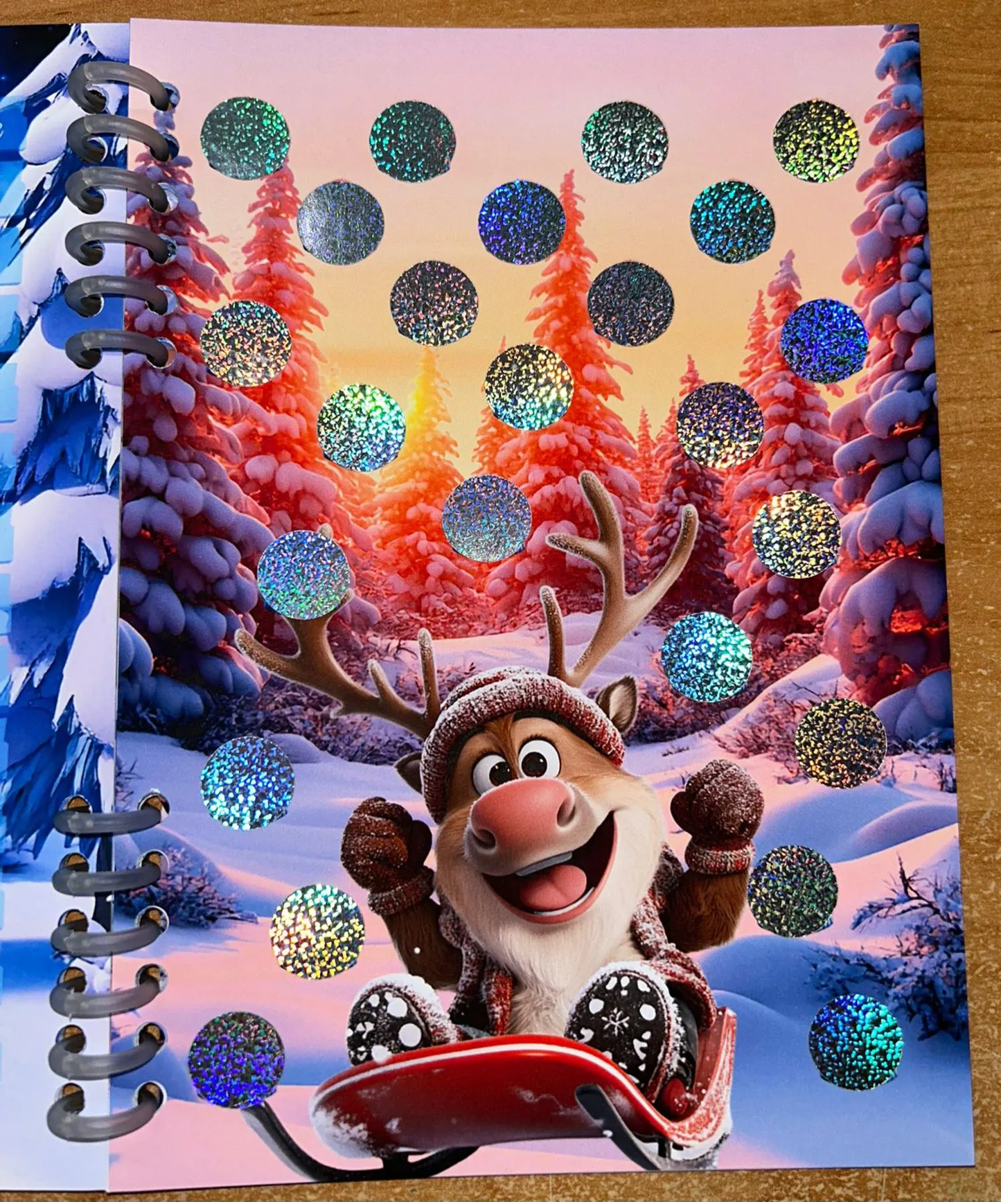 Sparbuch Wintertierband Challenge A5 Budgeting Sparen