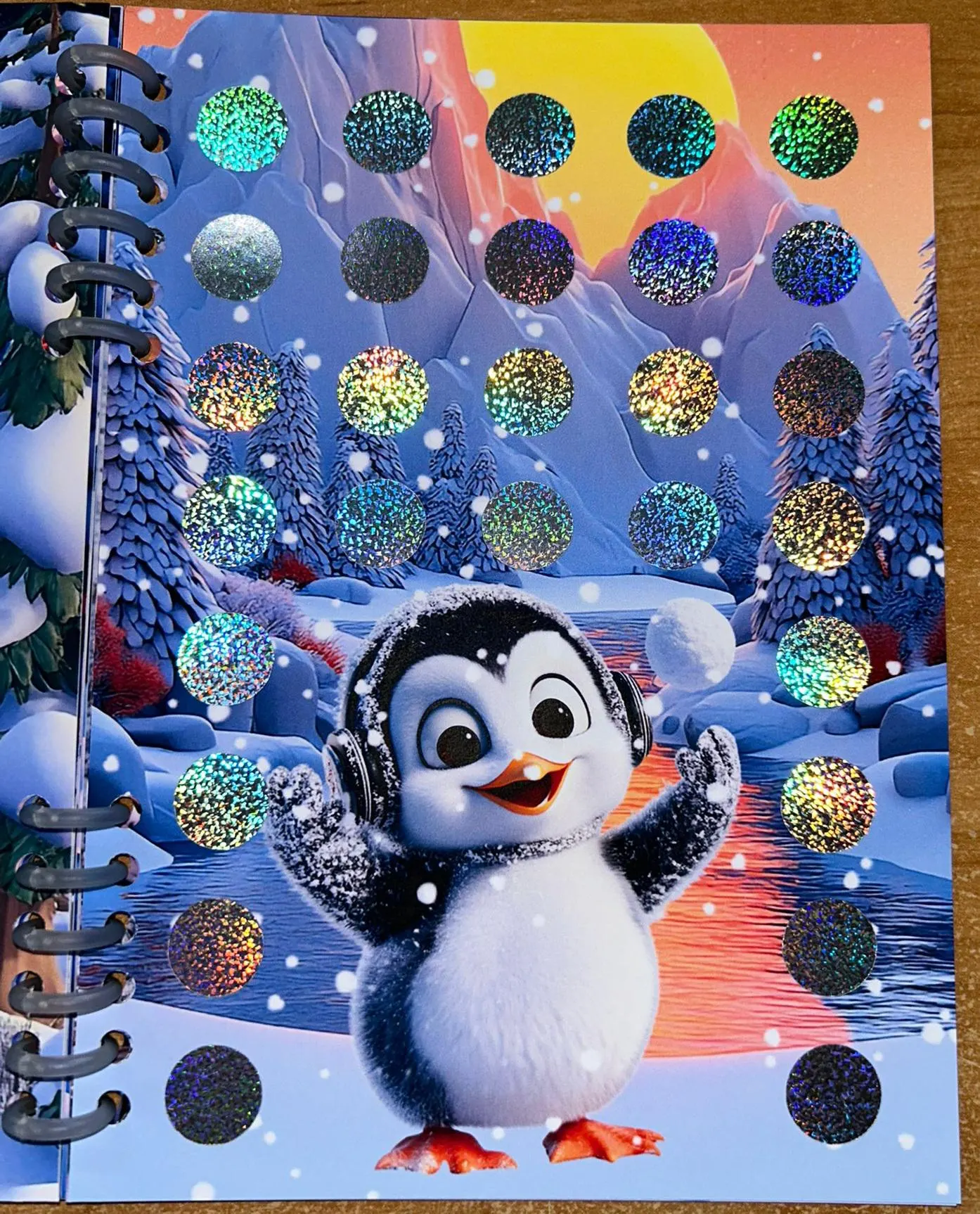 Sparbuch Wintertierband Challenge A5 Budgeting Sparen