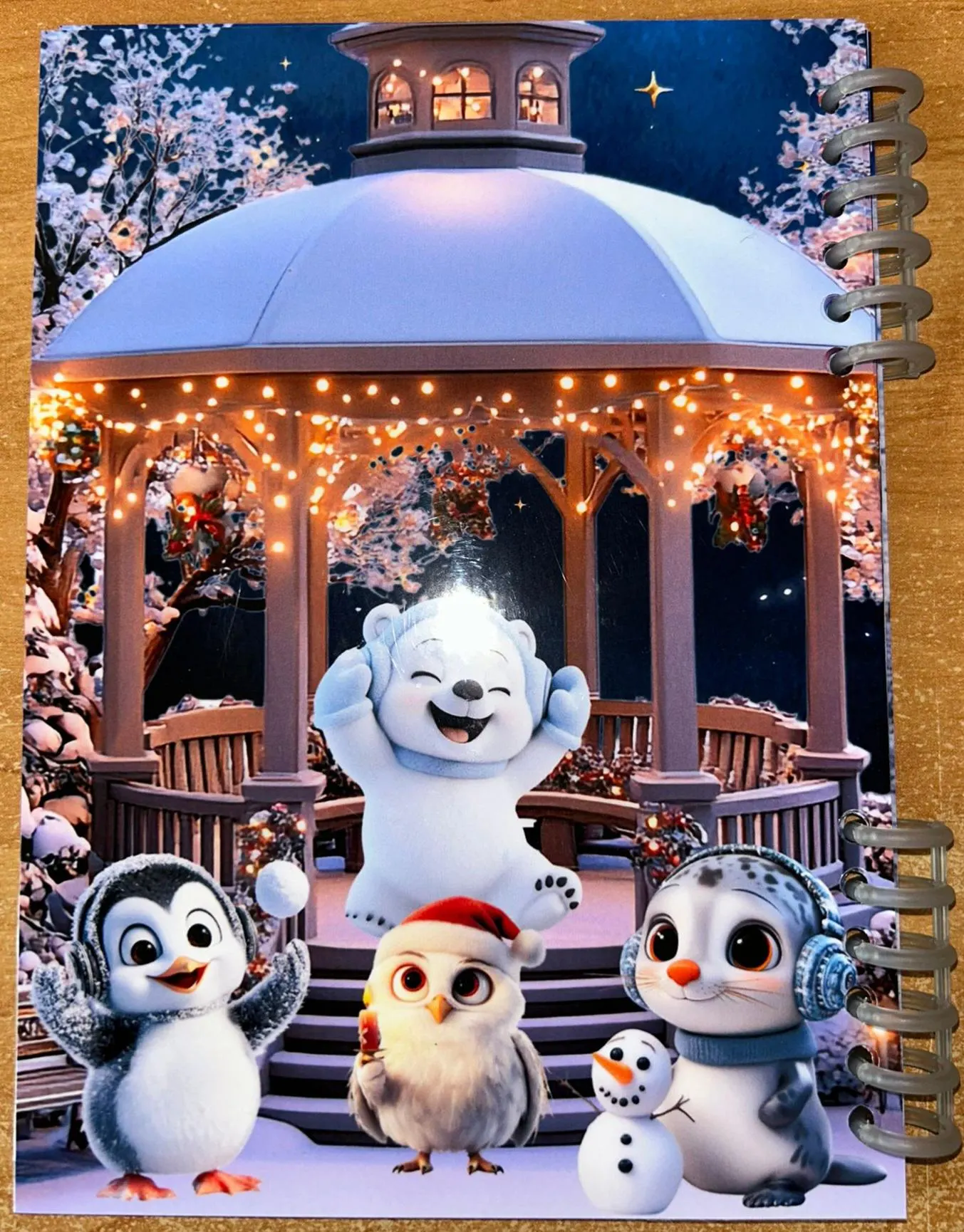 Sparbuch Wintertierband Challenge A5 Budgeting Sparen