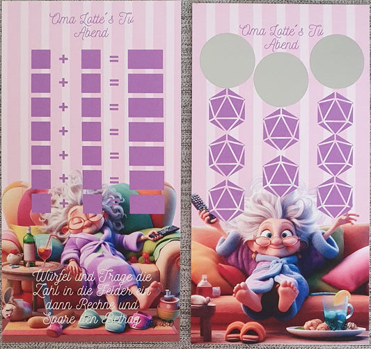 Oma Lotte Challenge Budgeting Sparen