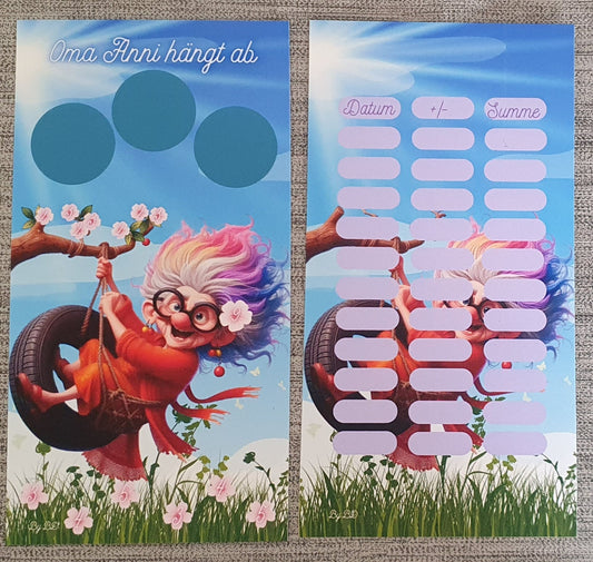 Oma Anni Challenge Budgeting Sparen