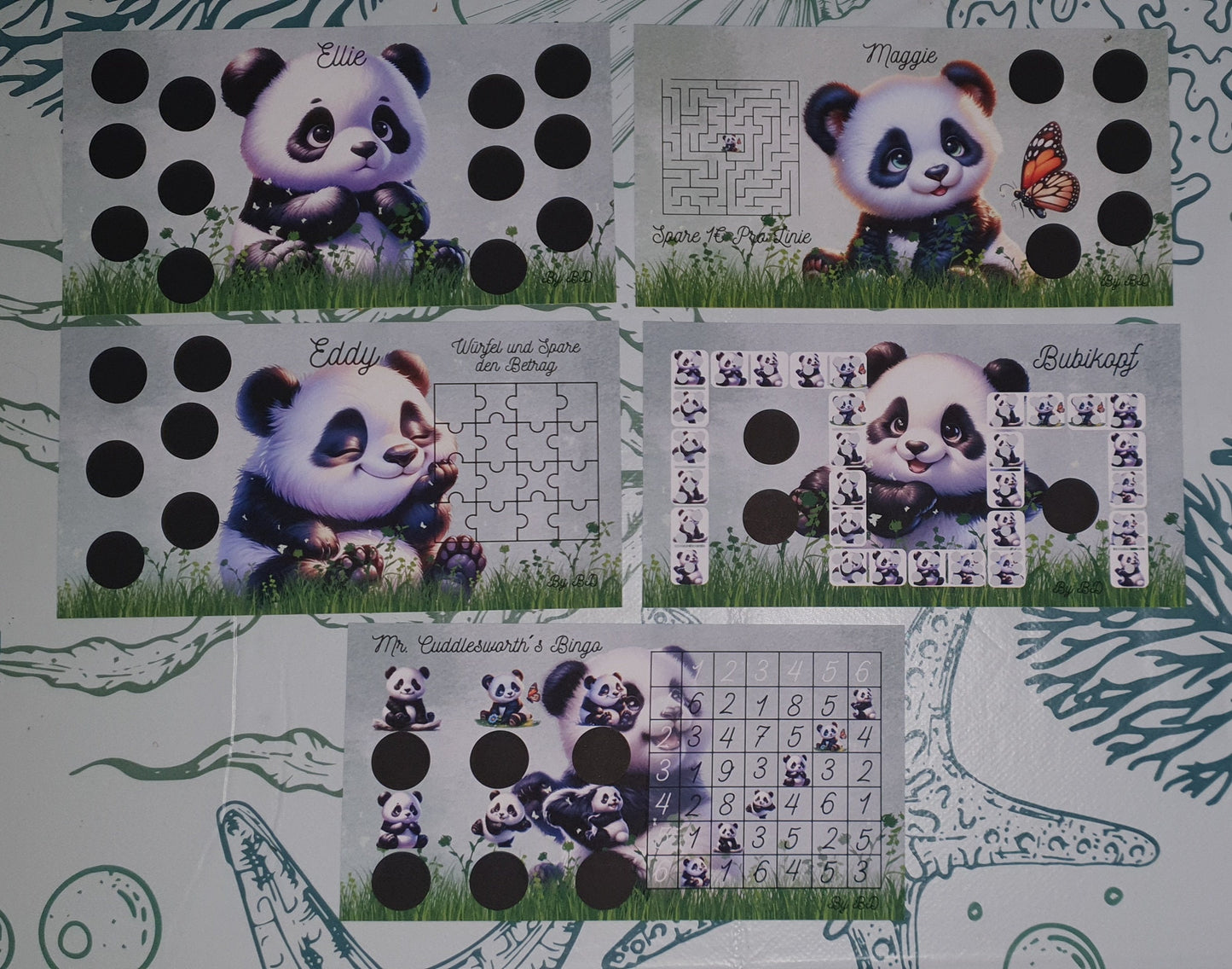 Panda A6 Challenge Budgeting Sparen