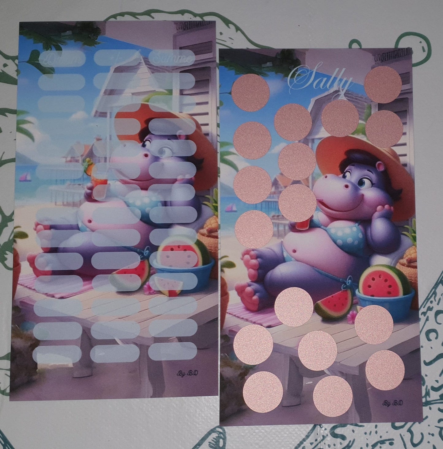 Sally und Melly A6 Challenge Budgeting Sparen