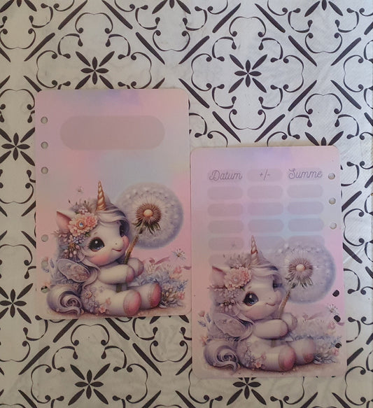 Trennblatt mit Tracker A6 Budget Challenge