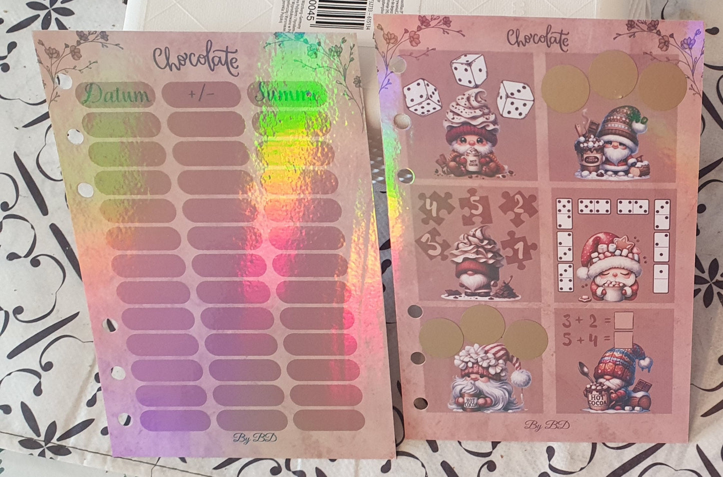 12er Karte Wichtel Challenge A6 Budgeting Sparen