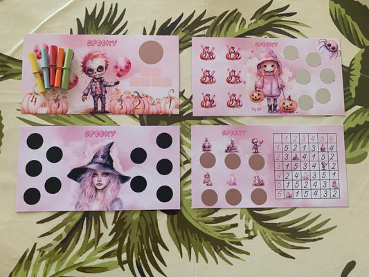 Spooky A6 Binder Sparen Budgeting Challenge