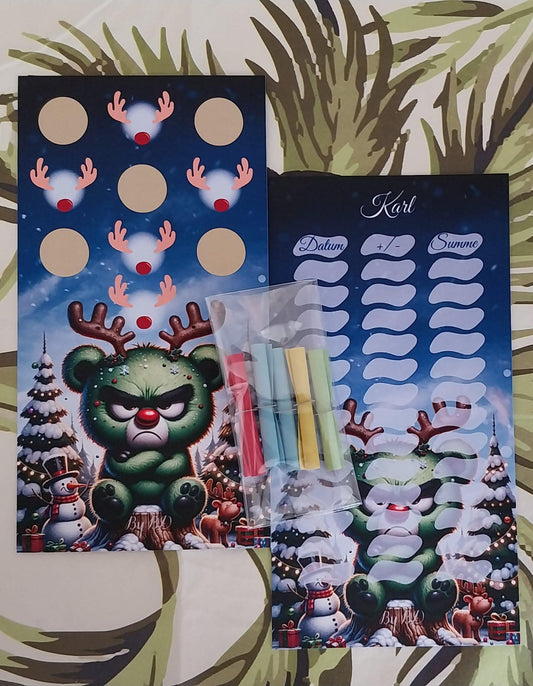 Grummle Bären A6 Challenge Budgeting Sparen